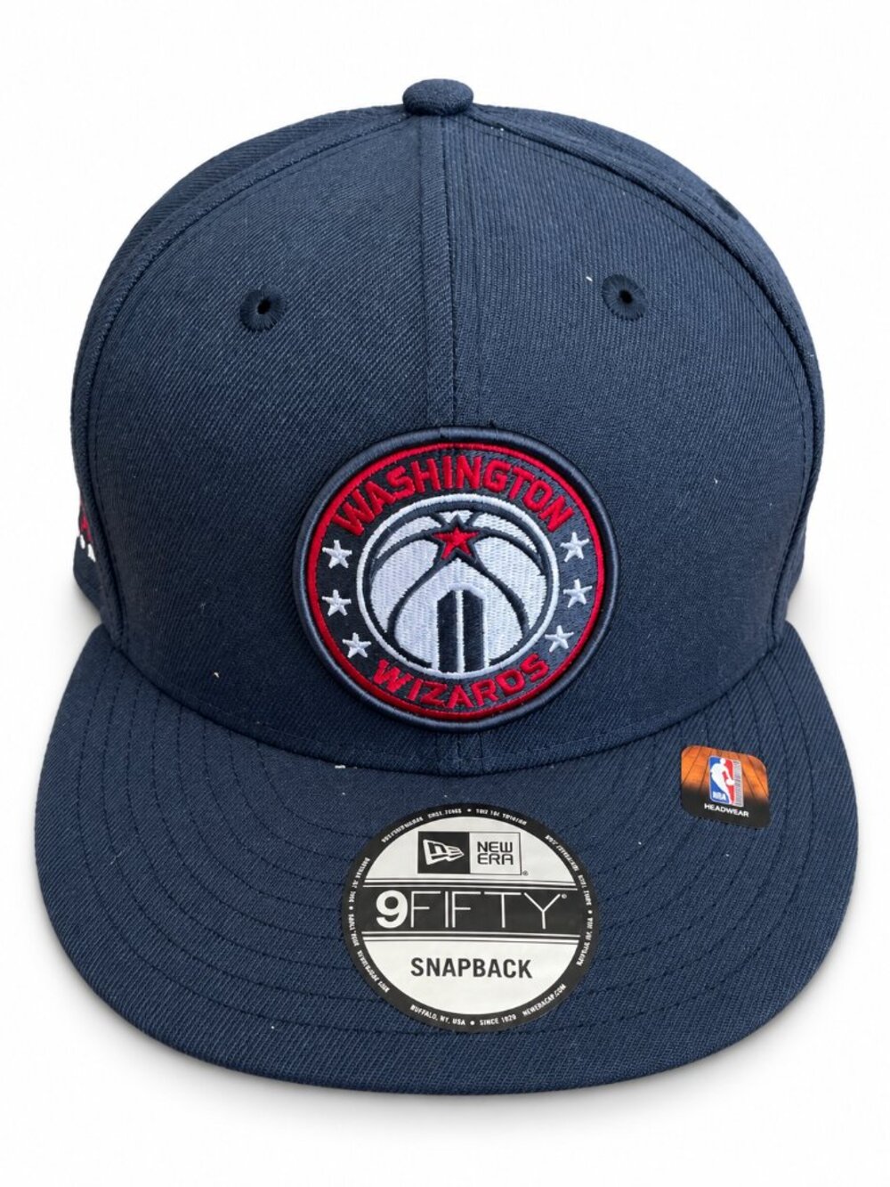 New Era Washington Wizards Navy Logo 9FIFTY Snapback Hat
